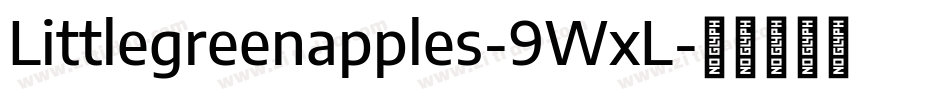 Littlegreenapples-9WxL字体转换