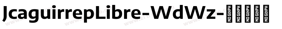 JcaguirrepLibre-WdWz字体转换