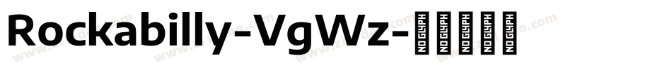 Rockabilly-VgWz字体转换