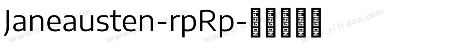 Janeausten-rpRp字体转换