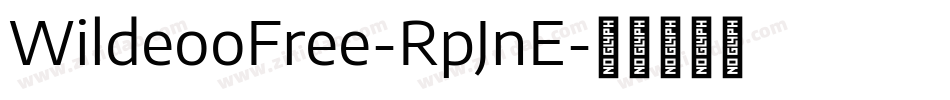 WildeooFree-RpJnE字体转换
