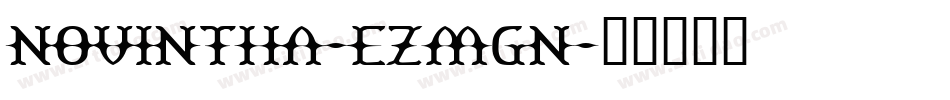 Novintha-eZMgn字体转换