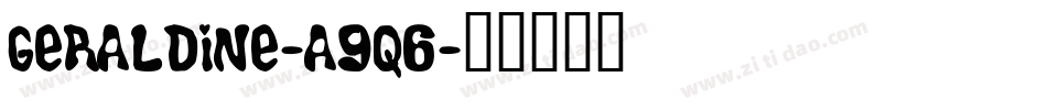 Geraldine-A9q6字体转换