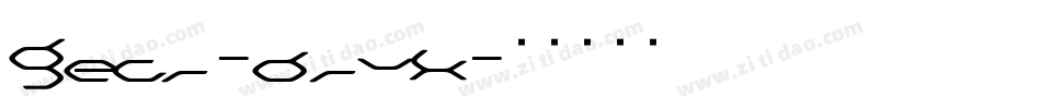 Gear-drVK字体转换
