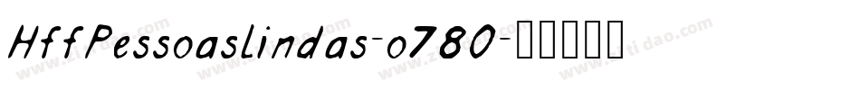 HffPessoasLindas-o780字体转换