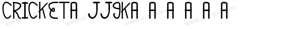 Cricket-JJ9K字体转换