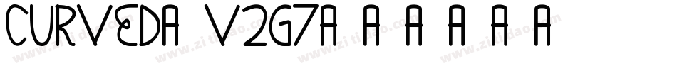Curved-v2g7字体转换