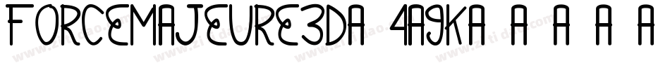 ForceMajeure3D-4A9K字体转换