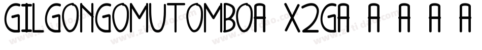 GilgongoMutombo-X2G字体转换
