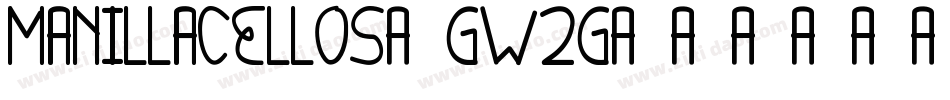 ManillaCellos-GW2g字体转换