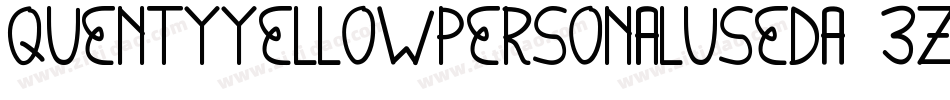 QuentyYellowPersonalused-3z9K8字体转换