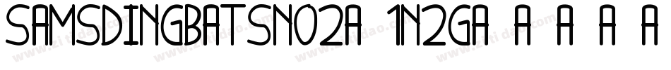 SamsDingbatsNo2-1n2g字体转换