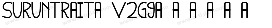 Suruntrait-v2G9字体转换