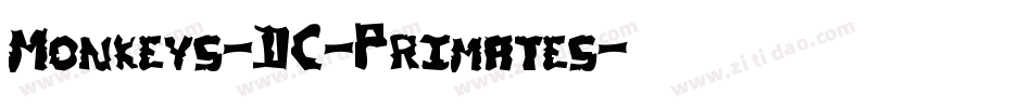 Monkeys-DC-Primates字体转换