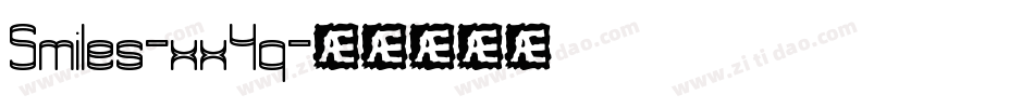 Smiles-xx4q字体转换
