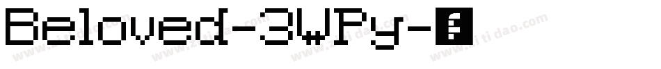 Beloved-3WPy字体转换