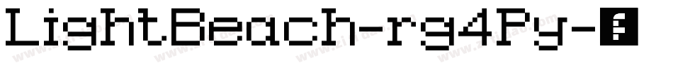 LightBeach-rg4Py字体转换