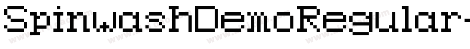 SpinwashDemoRegular-pXPy字体转换 SpinwashDemoRegular-pXPy字体转换