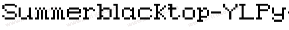 Summerblacktop-YLPy字体转换