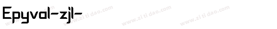 Epyval-zjl字体转换