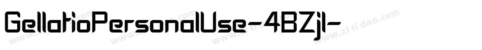 GellatioPersonalUse-4BZjl字体转换