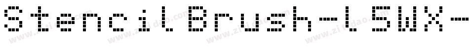 StencilBrush-l5WX字体转换