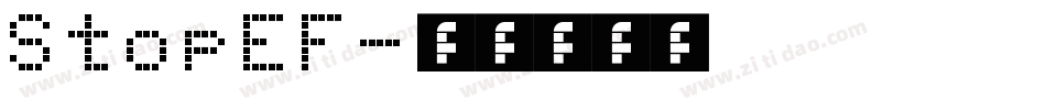 StopEF字体转换