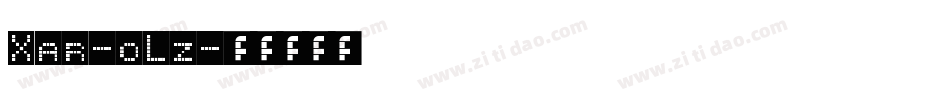 Xar-oLz字体转换