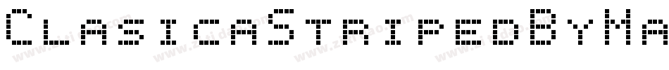 ClasicaStripedByMartaVanEck-GYga字体转换