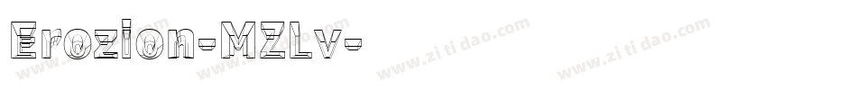 Erozion-MZLv字体转换