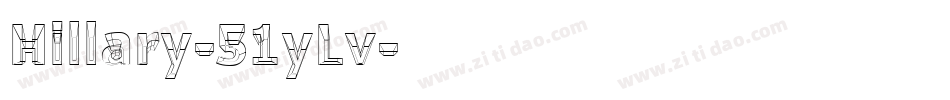 Hillary-51yLv字体转换