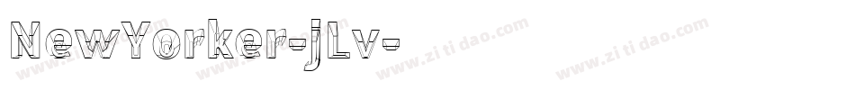 NewYorker-jLv字体转换