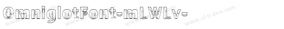 OmniglotFont-mLWLv字体转换 OmniglotFont-mLWLv字体转换
