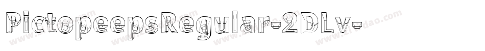 PictopeepsRegular-2DLv字体转换