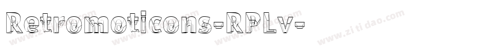 Retromoticons-RPLv字体转换