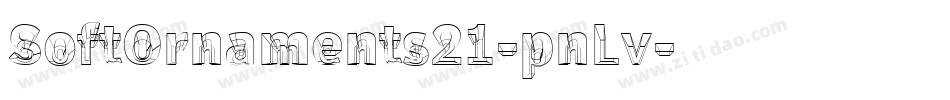 SoftOrnaments21-pnLv字体转换 SoftOrnaments21-pnLv字体转换
