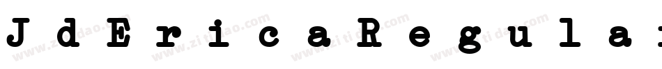 JdEricaRegular-rDMy字体转换