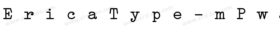 EricaType-mPwa字体转换