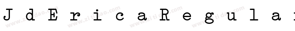 JdEricaRegular-rDMy字体转换