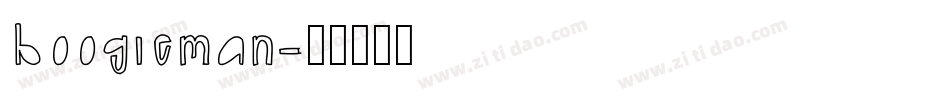 Boogieman字体转换