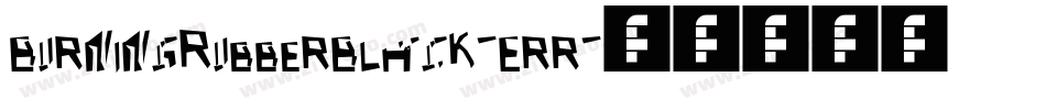 BurningRubberBlack-Err字体转换