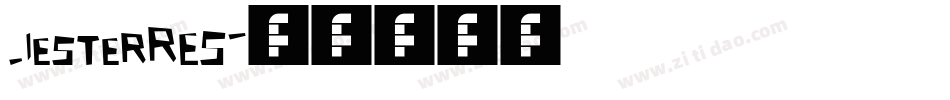 JesterRES字体转换