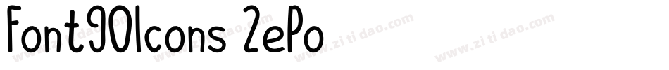 Font90Icons-2ePo字体转换
