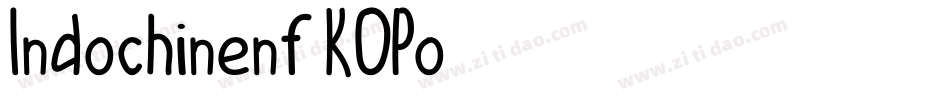 Indochinenf-KOPo字体转换