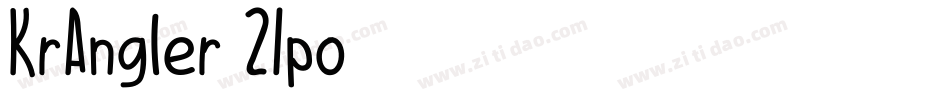 KrAngler-21po字体转换