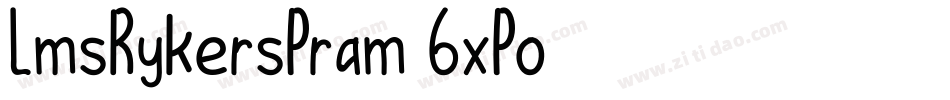 LmsRykersPram-6xPo字体转换