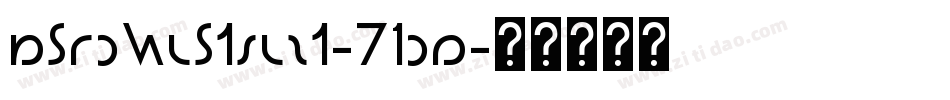CsarVestment-71rD字体转换