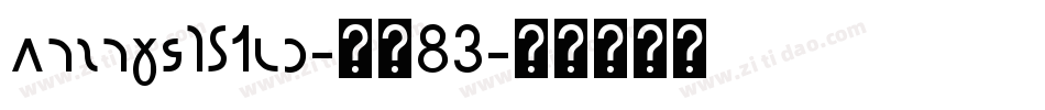 Monohypster-LL83字体转换