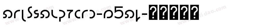 RabsyRegular-D5Rd字体转换