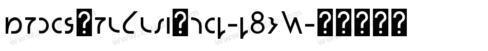 CurlyKueSemiBold-d8qV字体转换